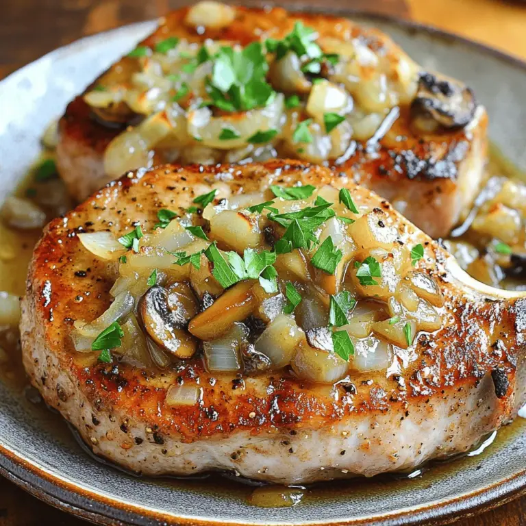 To make irresistible smothered boneless pork chops, you need a few key ingredients. Here’s the list to get started: