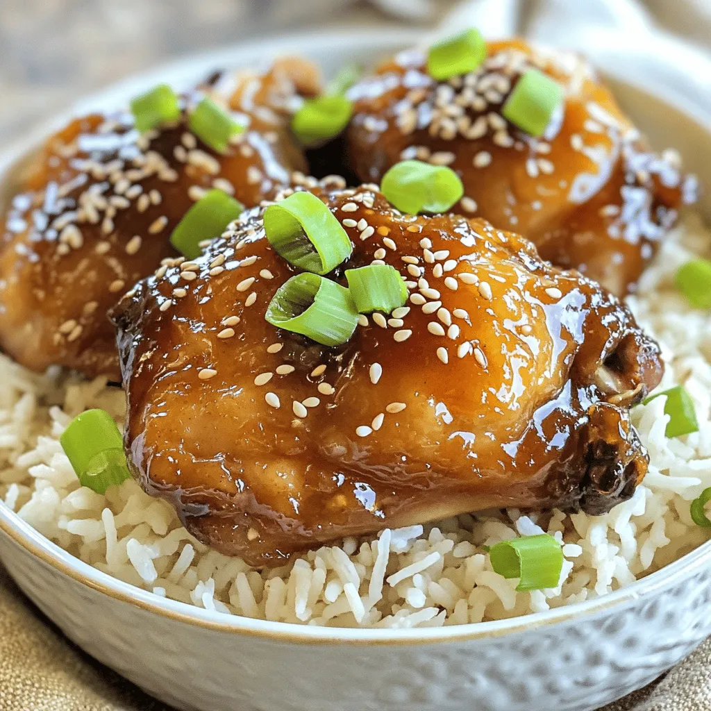 - 2 pounds boneless, skinless chicken thighs - 1/2 cup honey - 1/4 cup soy sauce (low sodium preferred) - 4 cloves garlic, minced - 1 tablespoon fresh ginger, grated - 1 tablespoon cornstarch - 2 tablespoons water - 1 tablespoon sesame oil - 1/2 teaspoon red pepper flakes (optional) - 3 green onions, sliced (for garnish) - Sesame seeds (for garnish)