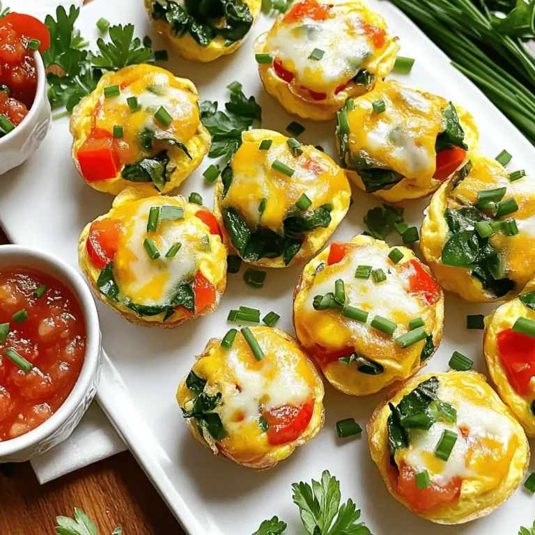 - 4 large eggs - 1/4 cup milk - 1/2 cup bell peppers (red, green, or yellow), finely chopped - 1/4 cup spinach, chopped - 1/4 cup cherry tomatoes, halved - 1/4 cup onion, finely chopped - 1/2 cup shredded cheese (cheddar or mozzarella) - Salt and pepper to taste - 1 teaspoon olive oil (for greasing) - Fresh herbs (like chives or parsley) for garnish