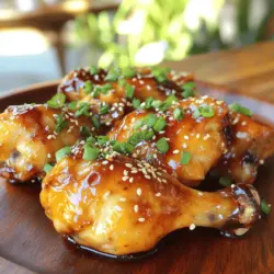 To make delicious spicy honey chicken, you need some key ingredients. Here’s what you will need: - 4 boneless chicken breasts - 1/4 cup honey - 2 tablespoons soy sauce - 2 tablespoons Sriracha (adjust for heat preference) - 1 tablespoon apple cider vinegar These ingredients create a sweet and spicy flavor that makes this dish special. The honey gives it a nice sweetness. The Sriracha adds the heat, and the soy sauce brings depth. Apple cider vinegar adds a hint of tang, balancing the flavors. Now let’s talk about seasonings and garnishes. They enhance the dish even more: - 3 cloves garlic, minced - 1 teaspoon fresh ginger, grated - 1 teaspoon sesame oil - 1 tablespoon vegetable oil - Salt and pepper, to taste - 1 tablespoon sesame seeds (for garnish) - 2 green onions, chopped (for garnish) Garlic and ginger bring a fresh taste. The oils add richness. Salt and pepper are basic but vital for flavor. Finally, sesame seeds and green onions give a nice crunch and color. For the full recipe, check out Delicious Spicy Honey Chicken. Enjoy making this tasty dish! Start by mixing the honey, soy sauce, and Sriracha in a bowl. You can adjust the Sriracha based on your heat preference. Next, add minced garlic, grated ginger, and sesame oil to the mix. Stir well until everything is combined. This marinade gives the chicken its sweet and spicy flavor. Now, season the chicken breasts with salt and pepper. Place them in a resealable bag or shallow dish. Pour the marinade over the chicken, ensuring it coats every piece. Seal the bag or cover the dish, then place it in the fridge. Marinate for at least 30 minutes. For even more flavor, try marinating for up to 2 hours. Preheat your oven to 400°F (200°C). Line a baking dish with parchment paper to make cleanup easy. Remove the chicken from the marinade and keep the marinade for later. Place the chicken breasts in the prepared baking dish. Ensure they are spaced out for even cooking. While the chicken bakes, pour the reserved marinade into a saucepan. Bring it to a boil over medium-high heat. Reduce the heat and let it simmer for about 5 minutes, so it thickens. Once the chicken is done baking, brush it with the thickened marinade. Return it to the oven for an extra 5 minutes to caramelize the sauce. After baking, let the chicken rest for 5 minutes. Slice it, drizzle with any remaining sauce, and garnish with sesame seeds and chopped green onions. For the full recipe, check the earlier section. To make your chicken extra spicy, use Sriracha to taste. If you like heat, add more. If you prefer mild, use less. Marination time is key for flavor. I suggest at least 30 minutes, but two hours gives the best taste. To keep the chicken moist, don’t overcook it. Use a meat thermometer to check for 165°F (74°C). You can grill or pan-sear the chicken too. Both methods add a nice char and flavor. For serving, slice the chicken into strips for a nice look. Drizzle some sauce on top for color. Pair it with rice or a fresh salad. Steamed veggies also go well with this dish. {{image_2}} You can switch up the protein to suit your taste. Try tofu or pork instead of chicken. Tofu absorbs the marinade well, giving it great flavor. For pork, choose tender cuts like pork chops. You can also use different sweeteners. Agave syrup works well for a lighter flavor. Maple syrup brings a lovely depth. Both will add sweetness without changing the dish much. Want to brighten up the dish? Add some citrus! Lime or orange zest adds a fresh twist. Just a little zest can make your meal pop. You can also fold in some veggies. Bell peppers or broccoli add color and crunch. Just toss them with the chicken in the oven. They will soak up the spicy honey goodness too. Explore global flavors to change the dish. For an Asian twist, add sesame seeds and green onions. For BBQ vibes, mix in some smoked paprika or chipotle. You can also use herbs like cilantro or basil from other cuisines. These can add unique tastes. Just sprinkle them on before serving for a fresh kick. For the full recipe, check out the Delicious Spicy Honey Chicken section. Enjoy experimenting with these variations! To keep your delicious spicy honey chicken fresh, follow these tips: - Refrigerate: Place leftovers in an airtight container. Store in the fridge for up to 3 days. - Freeze: For longer storage, use freezer-safe bags or containers. It lasts about 3 months in the freezer. - Label: Always label containers with the date. This helps you know when to use them. When reheating, you want the chicken juicy and warm. Here’s how: - Oven Method: Preheat your oven to 350°F (175°C). Place chicken on a baking sheet. Heat for about 15-20 minutes. - Microwave Method: Use a microwave-safe plate. Cover with a damp paper towel. Heat in short bursts to avoid dryness. - Avoid Overcooking: Check the temperature. It should be just warm, not hot, to keep it moist. For a full recipe, refer to the previous sections and follow the steps for perfect chicken every time! How long should I marinate the chicken? You should marinate the chicken for at least 30 minutes. For more flavor, try marinating it for up to 2 hours. This lets the spices soak in well. Can I use frozen chicken breasts for this recipe? Yes, you can use frozen chicken breasts. Just make sure to thaw them completely first. This ensures even cooking and better flavor absorption. What if I don’t have Sriracha? If you don’t have Sriracha, you can use other hot sauces. Try a bit of chili paste or even red pepper flakes. Adjust the amount to fit your heat level. Can I use bone-in chicken for this recipe? Yes, you can use bone-in chicken. Just adjust the cooking time. Bone-in pieces may take longer to cook, so check for an internal temperature of 165°F (74°C). Is this recipe gluten-free or low-carb? This recipe can be gluten-free if you use gluten-free soy sauce. It is also low-carb, depending on the honey amount you use. For a lower carb count, consider a sugar substitute. Vegan alternatives for this recipe? For a vegan version, swap chicken for tofu or tempeh. Use maple syrup instead of honey. This will still give you a sweet and spicy flavor. This article covers how to make delicious spicy honey chicken. We discussed key ingredients, like chicken breasts and marinade components. You learned how to prepare, marinate, and bake the chicken step by step. I also shared tips for flavor and cooking techniques, plus some fun variations. Finally, we touched on storage and common questions. Enjoy experimenting with this recipe. With these steps, you’ll make a great meal perfect for any occasion.