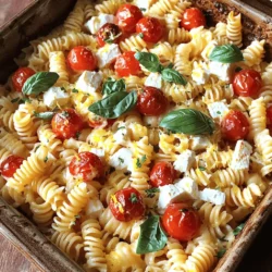 Baked Feta Pasta with Tomatoes Simple and Satisfying