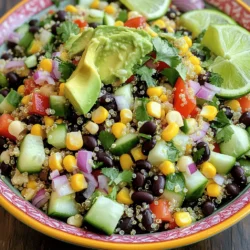 Savory Southwest Quinoa Salad Fresh and Nutritious