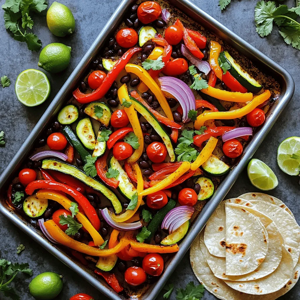 Fajita Veggie Sheet Pan Fast and Flavorful Meal