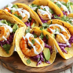 Spicy Cajun Shrimp Tacos Flavorful and Simple Dish