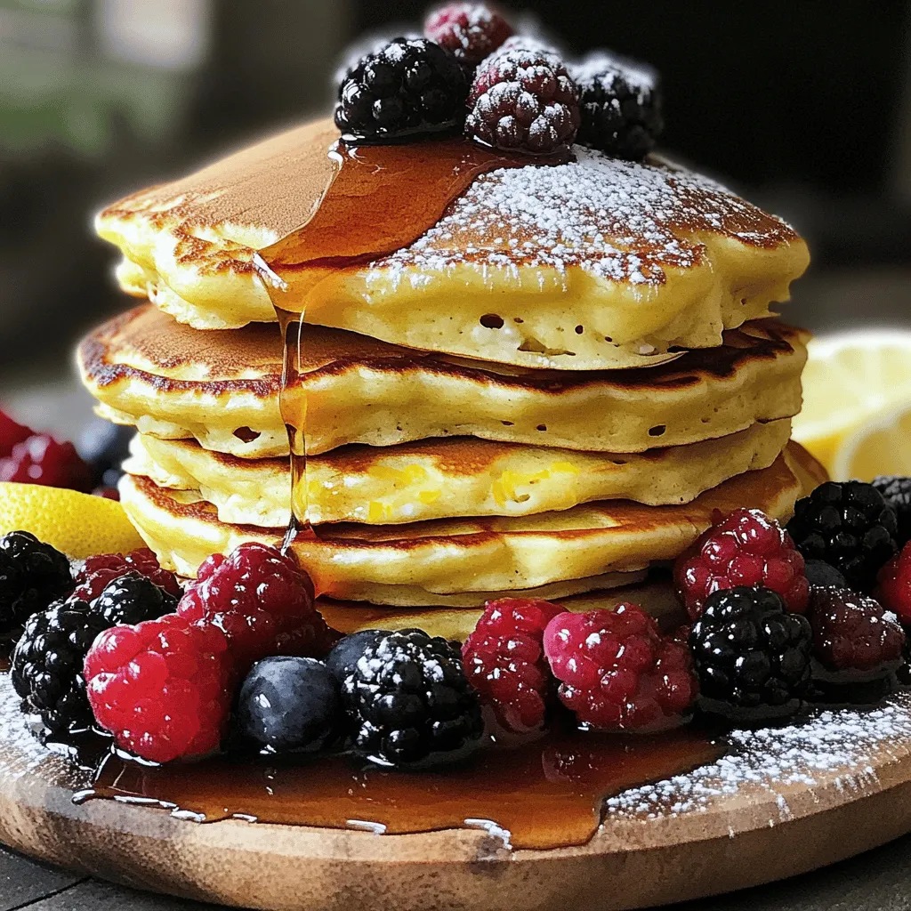 Lemon Ricotta Pancakes Fluffy and Fresh Delight