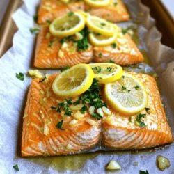 Baked Lemon Garlic Salmon Flavorful and Simple Recipe