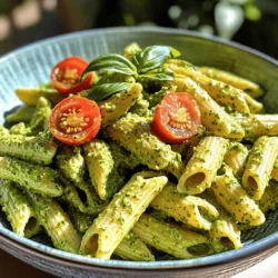 Vegan Creamy Pesto Pasta Easy and Flavorful Recipe