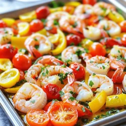 Sheet Pan Lemon Garlic Shrimp Flavorful and Simple Meal