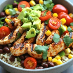 Savory Southwest Chicken Burrito Bowls Made Easy