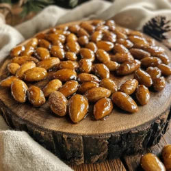 - 2 cups raw almonds - 1/4 cup pure maple syrup - 1 tablespoon ground cinnamon - 1/2 teaspoon vanilla extract - 1/4 teaspoon salt - 1/4 teaspoon cayenne pepper (optional for spice) - 1 tablespoon coconut oil (melted) The key to making Maple Cinnamon Roasted Almonds starts with choosing high-quality raw almonds. They should be fresh and crunchy. I love using pure maple syrup for its rich flavor. Ground cinnamon adds warmth, making these nuts cozy and inviting. A hint of vanilla extract lifts the flavor profile. Don't forget a pinch of salt; it enhances the sweetness. If you like a little heat, cayenne pepper adds a nice kick. I find that melted coconut oil helps the coating stick perfectly. Each serving packs about 200 calories. You get around 18 grams of fat, mostly healthy fats from almonds. Each serving also has 5 grams of protein. This snack is not only tasty but also nutritious. You will need a baking sheet to roast the almonds. A mixing bowl and whisk will help you combine all the ingredients. Lastly, parchment paper makes clean-up easy and prevents sticking. For the full recipe, make sure to check out the instructions. Enjoy creating this crunchy snack delight! Preheat your oven to 350°F (175°C). While it heats, line a baking sheet with parchment paper. This step helps with easy cleanup and ensures the almonds don’t stick. In a large mixing bowl, combine the pure maple syrup, ground cinnamon, vanilla extract, salt, and melted coconut oil. Whisk these together until smooth. This mixture gives the almonds their sweet and spicy flavor. Add the raw almonds to the bowl. Stir them well until they are fully coated in the maple-cinnamon mixture. Make sure every almond gets a nice layer of flavor. This is where the magic begins! Spread the coated almonds in a single layer on the prepared baking sheet. Roast them in the preheated oven for 10-12 minutes. Stir halfway through to ensure even roasting. Watch them closely, as they can burn quickly. You want them golden brown and fragrant. Once roasted, remove the almonds from the oven. Let them cool on the baking sheet. As they cool, they will become crunchy. This is key for the perfect texture. Once cooled, break apart any clusters. Store them in an airtight container for snacking later. Enjoy your maple cinnamon roasted almonds! For an easy view of the full recipe, check out the Full Recipe. To get the best results, stir the almonds halfway through cooking. This helps them roast evenly. Set a timer for about 5-6 minutes into roasting. When the timer goes off, take them out and stir. This simple step makes a big difference. Keep a close watch while the almonds roast. Look for them to turn golden brown. The smell will also change as they cook. If you see them getting dark too fast, take them out early. Remember, it is better to be safe than sorry when it comes to burning. There are many fun ways to serve these almonds. You can put them in a bowl for guests. They are great as a snack during movie night too. Try mixing them with dried fruit for a tasty trail mix. You can also pack them in a jar to give as a gift. These ideas make your maple cinnamon roasted almonds even more enjoyable. For the full recipe, check out the ingredients and steps listed above. {{image_2}} You can make these almonds even more fun by adding spices. Try nutmeg for warmth or ginger for a zesty kick. Cardamom adds an exotic note that many love. Just a pinch can change the whole flavor. Mix and match to find your favorite blend! If you prefer less sweetness, reduce the maple syrup a bit. You can also swap in honey for a different taste. Honey brings a floral note that pairs well with cinnamon. Just remember, a little goes a long way! If you can’t eat almonds, don’t worry! Pecans and walnuts make great substitutes. They have a nice crunch and work well with the maple and cinnamon. Just follow the same steps in the Full Recipe, and enjoy the different textures and flavors! Store your maple cinnamon roasted almonds in an airtight container. Glass jars work great. You can also use plastic containers with tight lids. Keeping the air out helps maintain crunchiness. Avoid storing them in warm or damp places. A cool, dark pantry is best. When stored well, these almonds can last up to two weeks. You might notice them losing some crunch after a week. If they start to feel soft, it's best to eat them right away. For longer freshness, you can freeze them. Just thaw them at room temperature before snacking. These almonds make a fantastic gift! Present them in small mason jars tied with a ribbon. You can also use decorative bags for a fun touch. Add a label with the name and date. This adds a personal flair and shows you care. Yes, you can use roasted almonds. However, roasted almonds are already cooked. This means they won’t absorb the maple syrup and spices as well. Using raw almonds gives you a better flavor and texture. Raw almonds soak up the sweet and spicy mix. This helps them taste amazing after roasting. To make these almonds vegan, you can stick with the original recipe. All the ingredients are already plant-based. The maple syrup, coconut oil, and almonds are vegan-friendly. Just double-check the coconut oil to ensure it is refined. This way, you avoid any animal products. Yes, you can easily double this recipe. Just keep the same cooking times. Spread the almonds out on two trays. This helps them cook evenly. If you crowd them, they may not get crunchy as you want. Stir them halfway to ensure even roasting. This blog post covered how to make tasty roasted almonds. We explored the simple ingredients, step-by-step instructions, and essential equipment. I shared helpful tips for even roasting and keeping them crunchy. You can also adjust flavors or use other nuts. For storage, use an airtight container and enjoy them fresh. I hope you feel ready to create your own batch. Enjoy snacking or gifting your delicious homemade almonds!