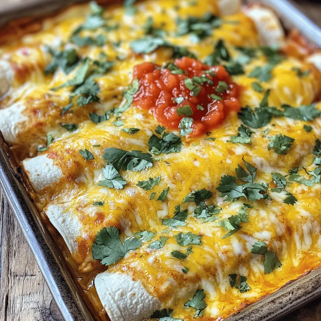 Easy Chicken Enchiladas Flavorful and Quick Recipe