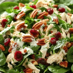 Cranberry Pecan Chicken Salad Fresh and Flavorful Dish