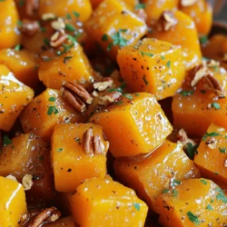Maple Glazed Butternut Squash Flavorful Side Dish