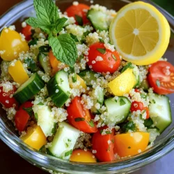 Lemon Herb Quinoa Salad Fresh and Flavorful Dish