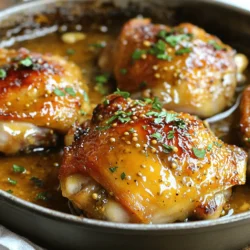 Honey Mustard Chicken Thighs Simple Flavorful Meal