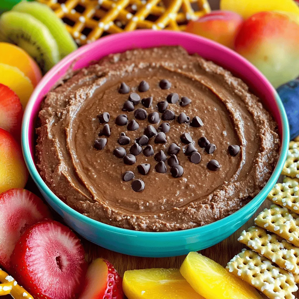 - 1 cup cottage cheese (preferably low-fat) - 1/2 cup unsweetened cocoa powder - 1/4 cup almond butter (or any nut butter of your choice) Cottage cheese gives this dip a creamy base. It adds protein and keeps the dip light. Unsweetened cocoa powder brings rich chocolate flavor. It makes the dip taste like a brownie. Almond butter adds healthy fats and a nutty twist. You can swap it for any nut butter you like. - 1/3 cup maple syrup or honey - 1 teaspoon vanilla extract - 1/4 teaspoon salt Maple syrup or honey sweetens the dip. It balances the cocoa's bitterness. Vanilla extract adds warmth and depth. A pinch of salt enhances all the flavors. These small details make a huge difference in taste. - 1/4 cup mini chocolate chips (optional) - Sliced fruit - Pretzels or graham crackers for dipping Mini chocolate chips add extra chocolatey goodness. They can make the dip even more fun. Sliced fruit offers a fresh contrast. You can use apples, strawberries, or bananas. Pretzels or graham crackers add a nice crunch. They provide a fun way to scoop up the dip. - Gather all ingredients: - 1 cup cottage cheese - 1/2 cup unsweetened cocoa powder - 1/3 cup maple syrup or honey - 1/4 cup almond butter - 1 teaspoon vanilla extract - 1/4 teaspoon salt - 1/4 cup mini chocolate chips (optional) - Sliced fruit, pretzels, or graham crackers for dipping - Measure out proportions carefully. This helps keep the taste just right. Accurate measuring ensures your dip has the best flavor. - Blend cottage cheese and cocoa powder in a blender or food processor. This makes a smooth base. - Incorporate sweeteners and almond butter next. Mix until creamy. If you want a richer taste, use almond butter. - Decide if you want a smooth or chunky dip. Blend until mostly smooth for a chunky texture. Then, stir in mini chocolate chips by hand. - Taste the dip and make adjustments. If it needs more sweetness, add extra maple syrup or honey. Blend again briefly to mix. To make the best Cottage Cheese Brownie Batter Dip, you need a good blender or food processor. A high-speed blender works well, making the dip smooth and creamy. If you have a food processor, it can also get the job done. Just blend until everything mixes well. For a smooth texture, keep these tips in mind: - Blend well: Start by mixing the cottage cheese and cocoa powder first. This helps combine the base. - Scrape the sides: Stop blending once or twice to scrape down the sides. This ensures even mixing. - Taste as you go: Check the flavor after blending. If it needs more sweetness, add a bit more maple syrup or honey. For a fun presentation, serve the dip in a colorful bowl. Sprinkle some mini chocolate chips on top for a decorative touch. Arrange sliced fruit, pretzels, or graham crackers around the bowl. This makes it easy for everyone to dip in and enjoy. Here are some great pairing options for dippers: - Sliced bananas: They add a nice sweetness. - Apples: The crunch goes well with the creamy dip. - Graham crackers: They give a classic dessert vibe. If you have leftovers, store them in an airtight container. This keeps the dip fresh. You can keep it in the fridge for up to three days. For longer storage, you can freeze the dip. Use a freezer-safe container and keep it for about one month. When you want to use it again, let it thaw in the fridge overnight before enjoying. {{image_2}} Using cottage cheese in this dip adds great protein. Cottage cheese is creamy and rich in nutrients. It helps build muscles and keeps you full. You get about 14 grams of protein in each serving. This makes it a smart choice for snacks or desserts. Cocoa powder is more than just tasty. It has antioxidants that help fight free radicals. This can boost your mood and support heart health. It also contains minerals like magnesium, which is good for your body. Almond butter is another star in this dip. It has healthy fats that support your heart. Almond butter is full of vitamins and minerals too. It gives you energy and helps with feeling full. Just two tablespoons provide about 7 grams of protein and lots of good nutrients. Compared to traditional dessert dips, this one is lighter. Many dips can have a lot of sugar and calories. This brownie batter dip has fewer calories and uses natural sweeteners. For sweetening, I recommend maple syrup or honey. They are better choices than refined sugar. You can use less and still get great flavor. This keeps the dip tasty while being mindful of your health. You can mix things up by adding flavors like coffee or mint. Just a teaspoon of instant coffee or a drop of mint extract can boost the taste. You can also swap almond butter for peanut or cashew butter. Each nut butter adds its own rich flavor and texture. For a vegan option, use plant-based yogurt instead of cottage cheese. This keeps the dip creamy while making it dairy-free. To make it gluten-free, check that your maple syrup and chocolate chips are certified gluten-free. This way, everyone can enjoy the dip. This dip is not just for dipping! You can use it as a frosting on cupcakes or spread it on toast. You can also layer it into parfaits with yogurt and fruits. This adds a fun twist and makes a great snack or dessert. Enjoy experimenting with these ideas! Yes, you can mix it without a blender! Use a bowl and a sturdy fork. Start by mashing the cottage cheese. Then, add the cocoa powder, maple syrup, almond butter, vanilla, and salt. Stir until smooth. If you want some chunks, just stir in the mini chocolate chips at the end. You can store the dip in the fridge for about 3 to 5 days. Use an airtight container to keep it fresh. If you see any change in color or smell, it’s best to toss it out. Absolutely! You can make this dip a day before serving. Prepare it, chill it, and keep it in the fridge. Just remember to give it a quick stir before serving. This helps mix the flavors back together. Yes, this dip is great for meal prep! You can portion it into small containers. Pair it with sliced fruits, pretzels, or graham crackers. It makes a tasty snack for busy days. Plus, it’s packed with protein to keep you full. This blog post covered how to make a tasty dip using simple ingredients. We explored main ingredients like cottage cheese and cocoa powder, plus sweeteners and fun toppings. The step-by-step guide made blending and serving easy. We also looked at the health benefits and possible variations. In conclusion, this dip is a healthy snack you can customize. It is perfect for any occasion, whether you're at home or on the go. Enjoy creating your version of this delicious dip!