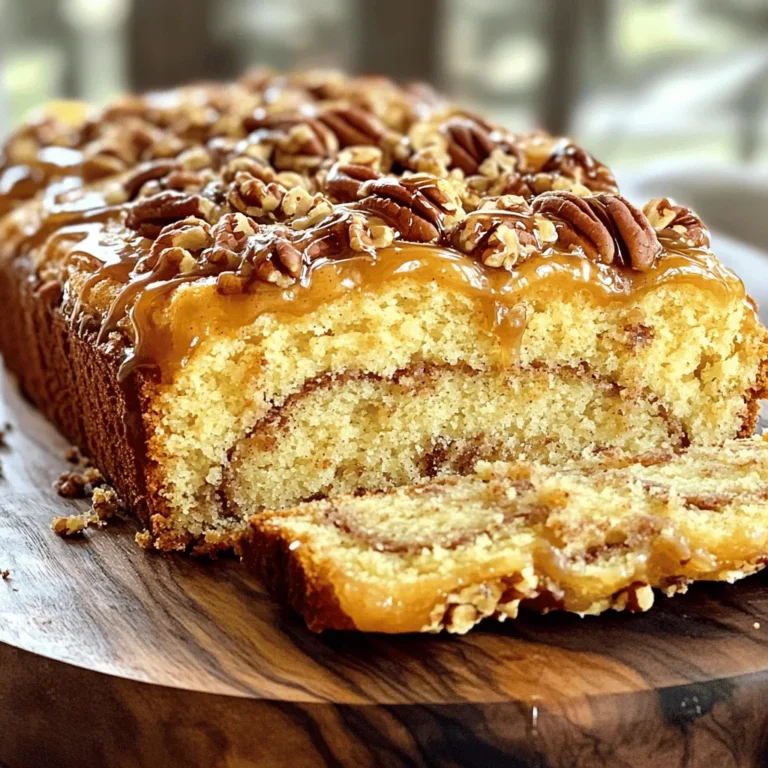 Creating the perfect Maple Pecan Coffee Cake starts with the right ingredients. Here’s what you need: - 2 cups all-purpose flour - 1 cup granulated sugar - 1/2 cup unsalted butter, softened - 1 cup buttermilk - 2 large eggs - 1 teaspoon vanilla extract - 2 teaspoons baking powder - 1/2 teaspoon baking soda - 1/2 teaspoon salt - 1 cup pecans, chopped - 1/4 cup pure maple syrup - 1 tablespoon cinnamon - 1/2 cup brown sugar Each ingredient plays a key role. The all-purpose flour gives structure, while granulated sugar adds sweetness. Unsalted butter provides a rich flavor. Buttermilk adds moisture and tang. Eggs bind everything together. Vanilla extract enhances the cake's aroma. Baking powder and baking soda help it rise. Salt balances the sweetness. Chopped pecans add crunch and flavor. Pure maple syrup brings a sweet, earthy note. Cinnamon and brown sugar create a warm, spiced topping. Using fresh ingredients makes a noticeable difference in taste. Always measure accurately for the best results. These ingredients together create a delightful treat that pairs perfectly with coffee. 1. Preheating the oven: Start by preheating your oven to 350°F (175°C). This helps the cake bake evenly. 2. Greasing and flouring the baking pan: Take a 9x13 inch baking pan. Grease it with butter or oil. Then, sprinkle a bit of flour inside. This keeps the cake from sticking. 1. Creaming butter and sugar: In a large bowl, mix the softened butter and granulated sugar. Beat them together until the mix is light and fluffy. This adds air to your batter. 2. Adding eggs and vanilla: Crack in the eggs, one by one. Mix well after each egg. Stir in the vanilla extract for added flavor. 1. Mixing dry ingredients: In another bowl, combine the all-purpose flour, baking powder, baking soda, and salt. Mix these dry ingredients well. 2. Alternating wet and dry mixtures: Slowly add the dry mix to your wet batter. Alternate adding the buttermilk. Mix until just combined. Don't over-mix! 1. Incorporating pecans and maple syrup: Gently fold in the chopped pecans and maple syrup into the batter. This adds great texture and taste. 2. Preparing the brown sugar-cinnamon swirl: In a separate bowl, mix the brown sugar and cinnamon. This will be your topping swirl. 1. Layering the batter: Pour half of the batter into the greased pan. Spread it evenly. 2. Swirling the topping: Sprinkle half of the brown sugar-cinnamon mix over the batter. Layer the rest of the batter on top. Add the remaining brown sugar-cinnamon mix. 3. Baking time and temperature: Bake the cake for 30–35 minutes. Check with a toothpick; it should come out clean. 1. Cooling in the pan: Once baked, let the cake cool in the pan for about 10 minutes. This helps it set. 2. Transferring to a wire rack: Carefully move the cake to a wire rack. Let it cool completely before slicing. Using fresh ingredients makes a big difference. Fresh eggs and quality butter add rich taste. Choose ripe pecans for a crunchy texture. Fresh buttermilk gives a nice tang. If you want a twist, try using honey or agave syrup instead of maple syrup. Each will give a unique flavor. To check for doneness, insert a toothpick in the center. If it comes out clean, your cake is ready. If it has wet batter, bake a few more minutes. Avoid overmixing your batter. This can make your cake dense and tough. Mix just until the flour disappears. This coffee cake pairs well with hot coffee or tea. A dollop of whipped cream adds richness. For a special touch, drizzle more maple syrup on top. To make it pretty, slice the cake into squares and place on a nice plate. Add whole pecans on top for a decorative finish. {{image_2}} If you want to change the nuts, you can use walnuts or almonds. Both add a nice crunch. Walnuts bring a slight bitterness that pairs well with the sweet maple. Almonds offer a milder taste and a nice texture. Just chop them up like you would with pecans. Substitute them in equal amounts, and your coffee cake will still shine. Adding chocolate chips can make this coffee cake even better. Use about 1 cup of semi-sweet chocolate chips. Stir them into the batter before adding the nuts. You can also introduce spices like nutmeg or ginger. Just a pinch can add warmth and depth to the flavor. Try mixing these flavors to find your perfect blend. For those who need gluten-free choices, use gluten-free flour. Brands like almond flour or coconut flour work well. You may need to adjust other wet ingredients slightly. This way, you keep the right texture. Your coffee cake will still be moist and delicious, just without the gluten. To keep your Maple Pecan Coffee Cake fresh, you have a couple of options. - Room temperature storage: If you plan to eat the cake within a few days, store it at room temperature. Place it in an airtight container. This method keeps the cake moist. You can also cover it with plastic wrap. - Refrigeration tips: If the weather is warm or if you prefer it colder, you can refrigerate it. Wrap the cake tightly in plastic wrap. This prevents it from drying out. It can stay fresh for about a week in the fridge. Freezing is a great way to save any leftover cake for later. - How to freeze properly: First, let the cake cool completely. Then, cut it into slices for easy serving. Wrap each slice in plastic wrap. After that, place the wrapped slices in a freezer bag or container. This keeps them fresh for about three months. - Thawing instructions: To thaw, take out a slice and leave it at room temperature. It usually takes about an hour. If you want it warm, you can reheat it in the microwave for a few seconds. Enjoy the soft, tasty cake just like fresh! To test if the coffee cake is done, use a toothpick. Insert it in the center. If it comes out clean, your cake is ready. If it has batter on it, bake for a few more minutes. The edges should look golden brown. You can also gently press the top. It should spring back when done. Yes, you can prep this coffee cake in advance. You can mix the batter and store it in the fridge for up to 2 days. Just cover it well to keep it fresh. You can also bake it ahead and store it. Let it cool, then wrap it tightly in plastic wrap. Keep it in the fridge for up to 5 days. If you don't have buttermilk, don't worry. You can use milk mixed with vinegar or lemon juice. Just add 1 tablespoon of either to a cup of milk. Let it sit for 5 minutes before using. You can also use yogurt or sour cream. Just thin them with a bit of water to match buttermilk's consistency. To reheat leftover coffee cake, use the microwave for quick results. Heat it for 15-20 seconds. For larger pieces, warm it in the oven. Preheat the oven to 350°F (175°C). Wrap the cake in foil and bake for 10-15 minutes. This keeps the cake moist and warm without drying it out. You learned how to make a delicious coffee cake with simple steps and key tips. We covered the ingredients needed, like flour, sugar, and pecans. The step-by-step instructions help you prepare, bake, and cool your cake. You also discovered storage tips and answered common questions. Now, you can enjoy your tasty coffee cake with friends or family. Try different variations to make it yours. Enjoy baking and sharing this treat!