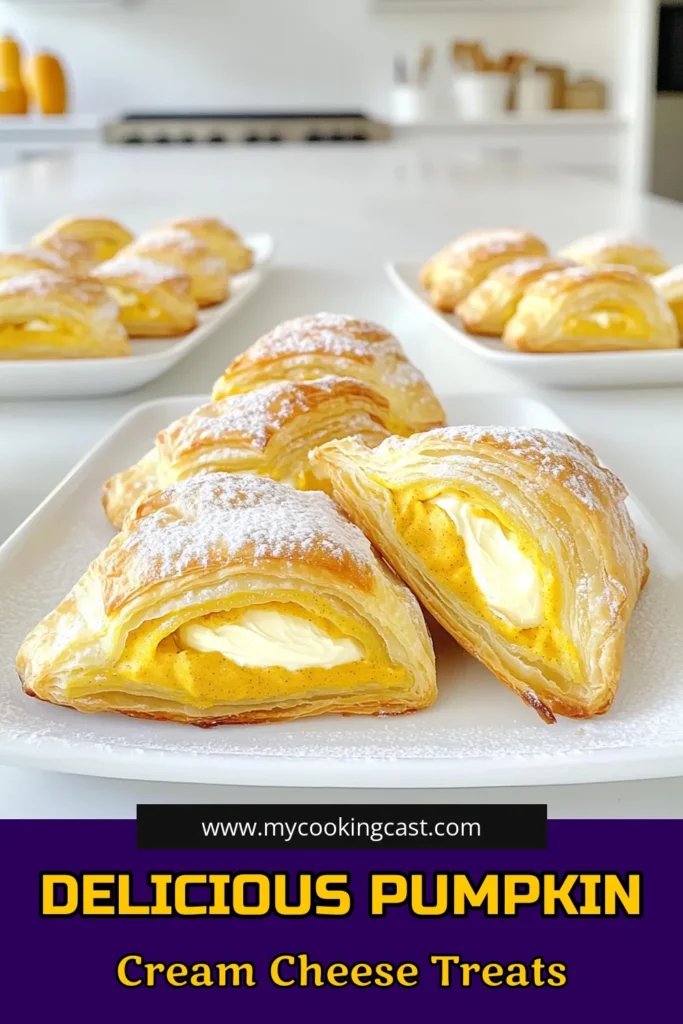 Indulge in the delightful taste of Pumpkin Spice Cream Cheese Danish with this easy recipe! Perfect for cozy fall mornings, this treat combines creamy pumpkin filling with flaky puff pastry. With just a few simple ingredients and quick steps, you can enjoy these delicious pastries in no time. Click through for the full recipe and impress your friends and family! #PumpkinSpice #Danish #FallBaking #SweetTreats