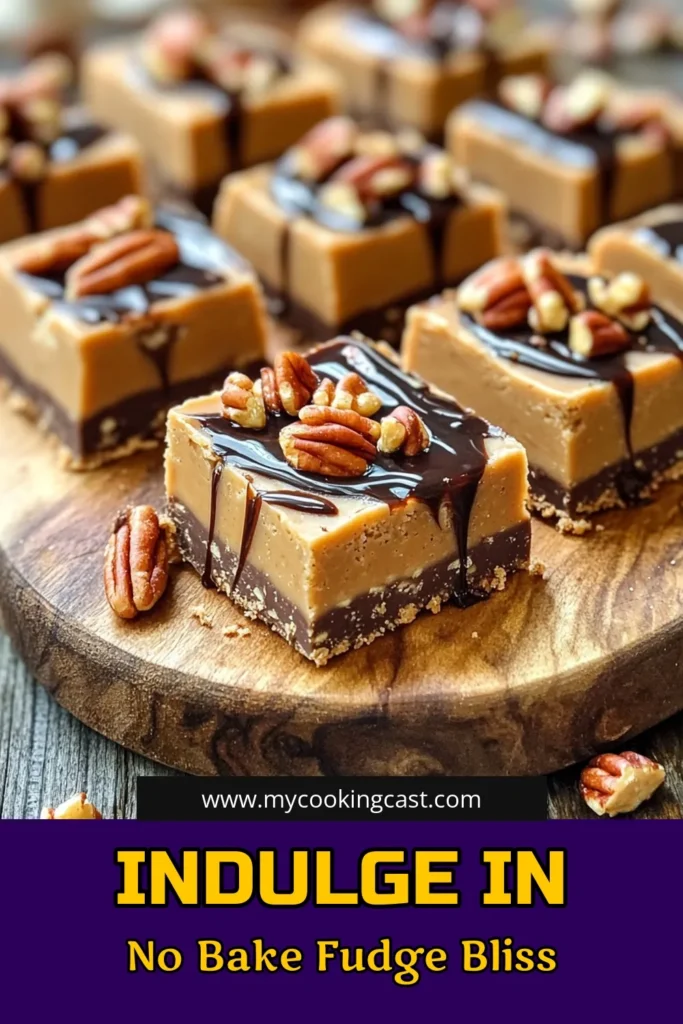 Indulge in the irresistible taste of No-Bake Maple Pecan Fudge Bars! These easy-to-make treats combine almond flour, maple syrup, creamy almond butter, and rich chocolate for a delightful dessert that's both nutritious and satisfying. Perfect for any occasion, these simple ingredients come together quickly, making it a fun kitchen project. Click through to explore the full recipe and surprise your loved ones with this sweet treat!