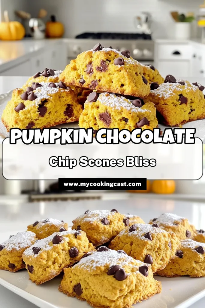Indulge in the delightful flavors of fall with these irresistible Pumpkin Chocolate Chip Scones! Perfect for breakfast or an afternoon treat, these scones are easy to make and packed with pumpkin goodness and rich chocolate. Discover the simple step-by-step recipe that will have your taste buds dancing. Click to explore the full recipe and treat yourself today! #PumpkinScones #FallBaking #ChocolateChipCookies #BakingRecipes