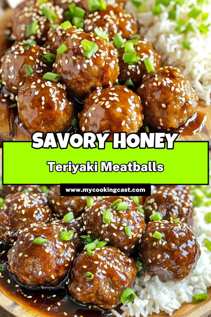 Savor the flavors of homemade Sweet & Savory Slow Cooker Honey Teriyaki Meatballs! This easy recipe combines ground beef or turkey with a delicious blend of ginger, garlic, and honey teriyaki sauce for a mouthwatering dish cooked to perfection in your slow cooker. Perfect for family dinners or gatherings, these meatballs are sure to impress. Click through to explore the full recipe and elevate your meal prep game!