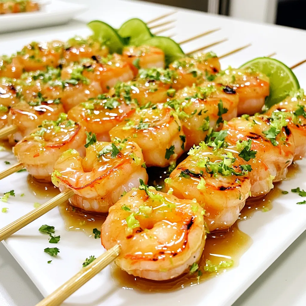 Honey Lime Shrimp Skewers Flavorful and Easy Recipe