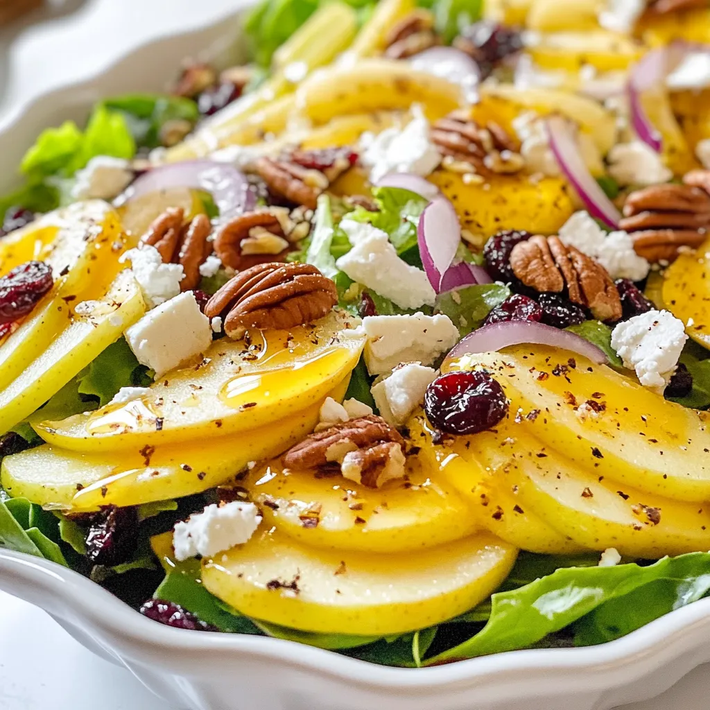 Apple Pecan Salad with Maple Vinaigrette Delight