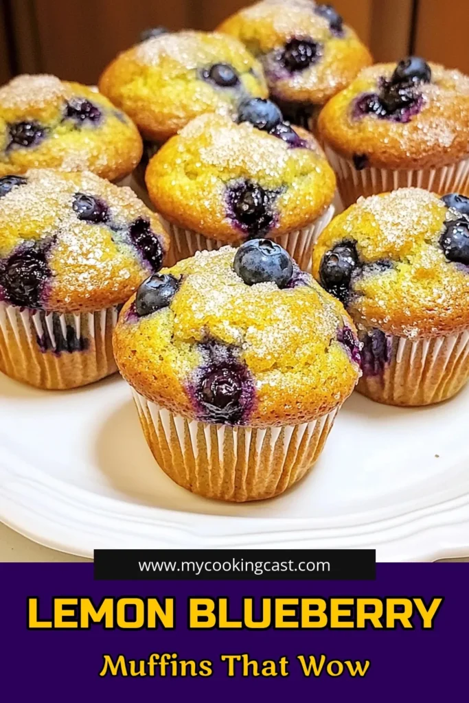 Indulge in the sweet and tangy flavor of Lemon Blueberry Bliss Muffins! These moist and fluffy muffins are packed with fresh blueberries and zesty lemon, making them the perfect breakfast or snack. With easy steps and simple ingredients, you can whip up a batch in no time. Don’t miss out on this delicious recipe—click to explore and bring this sunshine-filled delight to your kitchen! #LemonBlueberryMuffins #BakingFromScratch #MuffinRecipes #HealthySnacks