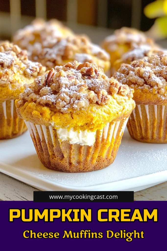 Indulge in the delightful flavors of Pumpkin Cream Cheese Streusel Muffins! These moist, tender muffins are bursting with pumpkin goodness and topped with a creamy center and crunchy streusel. Perfect for breakfast or a cozy snack, they are simple to make and incredibly satisfying. Click through to explore this easy recipe and bring the warmth of fall into your kitchen today! #PumpkinMuffins #BakingRecipes #FallTreats #MuffinRecipes