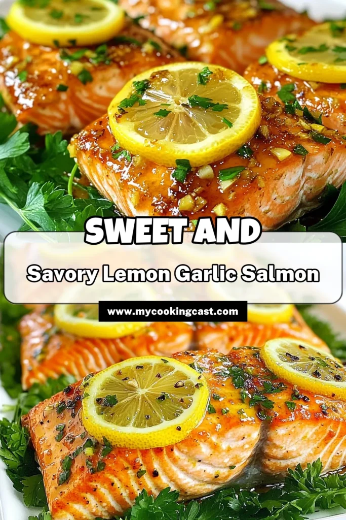 Indulge in this delicious Honey Lemon Garlic Salmon that makes for a perfect healthy dinner idea! This easy salmon recipe features a flavorful marinade of honey, lemon, and garlic, resulting in baked salmon with honey that's sure to impress. Perfect for busy weeknights, this dish takes just 45 minutes from start to finish. Ready to elevate your dinner routine? Save this salmon marinade recipe for later! #HoneyLemonGarlicSalmon #EasySalmonRecipes #HealthyDinnerIdeas #BakedSalmonWithHoney