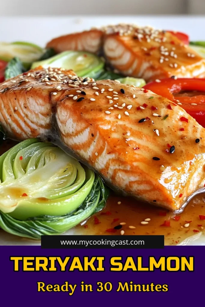 Dive into the delicious world of teriyaki salmon with bok choy! This simple and flavorful recipe combines tender salmon fillets with vibrant veggies, all topped with a homemade teriyaki marinade. Ready in just 30 minutes, it's the perfect weeknight dinner that impresses. Click to explore this recipe and discover how easy it is to create a healthy, gourmet meal at home! #TeriyakiSalmon #QuickRecipes #HealthyEating #BokChoy
