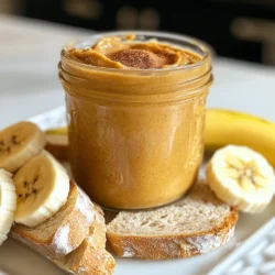 - 2 cups raw almonds - 2 tablespoons pure maple syrup - 1 teaspoon ground cinnamon - 1/4 teaspoon salt - 1 tablespoon coconut oil (optional) This recipe uses simple, wholesome ingredients. Raw almonds form the base. They provide great flavor and healthy fats. Pure maple syrup adds sweetness. It gives a rich taste that balances well with cinnamon. Ground cinnamon brings warmth and spice. Salt enhances all the flavors. Coconut oil is optional, but it adds creaminess. - You can swap maple syrup with honey or agave syrup. - For a nutty twist, try cashews or pecans instead of almonds. These substitutions still yield a tasty spread. Honey offers a different sweetness, while agave syrup is a good vegan option. Cashews create a creamier texture, while pecans add a unique flavor. - Food processor - Baking sheet - Airtight jar for storage A food processor is key. It helps turn almonds into a smooth butter. A baking sheet is needed for roasting the almonds. This step boosts the flavor. Finally, an airtight jar keeps your almond butter fresh. {{ingredient_image_1}} 1. First, preheat your oven to 350°F (175°C). This step gets the almonds ready for roasting. 2. Next, spread the raw almonds evenly on a baking sheet. Make sure they are in a single layer. 3. Roast the almonds in the oven for about 10-12 minutes. Stir halfway through for even cooking. You want them golden and fragrant. This roasting step boosts the flavor of the almonds. 1. After roasting, let the almonds cool for a few minutes. Then, transfer them to a food processor. 2. Blend the almonds on high speed for about 10-12 minutes. Stop to scrape down the sides as needed. 3. At first, the almonds will turn into a meal. Then, they will become a paste. Finally, you will get a smooth almond butter. If it seems too thick, add a bit of coconut oil for creaminess. 1. Once the almond butter is creamy, add the maple syrup, ground cinnamon, and salt. This is where the magic happens! 2. Blend again until everything is mixed well and smooth. Taste and adjust the sweetness or cinnamon to suit your preference. 3. Finally, transfer the almond butter to an airtight jar. Let it cool completely at room temperature before sealing. To get the best texture, blend the almonds long enough. Start with your food processor on high. The nuts will change from a meal to a paste, and finally to creamy almond butter. This process can take about 10 to 12 minutes. Stop every now and then to scrape the sides down. If you want it even creamier, add a tablespoon of coconut oil. This oil makes the almond butter smooth and rich. Want to make it even tastier? Try adding a pinch of nutmeg or a splash of vanilla. Both of these can add new layers of flavor. You can also play with how sweet it is. Add more or less maple syrup based on your taste. Find the perfect balance that makes you smile! Serving this almond butter is fun! Spread it on warm, toasted bread or pair it with apple and banana slices. For gifting, use pretty jars. Label them with the name and add a sprinkle of cinnamon on top for a lovely touch. Your friends will adore the tasty gift! Pro Tips Roasting Time: Ensure you roast the almonds until they are golden brown to enhance their flavor. Keep an eye on them to prevent burning. Blending Technique: Be patient while blending; the almonds need time to release their oils and become creamy. Stop occasionally to scrape down the sides for even blending. Sweetness Adjustment: Taste your almond butter before transferring it to a jar. You can always add more maple syrup or cinnamon to suit your preference. Storage Tips: Store your almond butter in an airtight jar. It can last up to two weeks at room temperature or longer in the fridge. {{image_2}} You can easily switch up the taste of your cinnamon maple almond butter. Here are two fun options: - Chocolate cinnamon almond butter: Add 2 tablespoons of cocoa powder when blending. This gives a rich, chocolatey twist to your spread. - Spicy almond butter with cayenne: Mix in a pinch of cayenne pepper for a kick. This adds warmth and excitement to the creamy texture. Why not blend different nuts and seeds? It’s a great way to create unique flavors. - Mixing with other nuts: Combine almonds with cashews or pecans. This creates a creamy and complex nut butter. You can play with the ratios to find your perfect taste. - Using seeds like sunflower or pumpkin: Add sunflower seeds for a nut-free option. Their nutty flavor brings a fresh twist to your almond butter. Cinnamon maple almond butter can fit many diets. Here are some ideas to adapt the recipe: - Vegan adaptations: This recipe is already vegan! The maple syrup is a great natural sweetener. - Nut-free alternatives: Use sunflower seed butter instead of almond butter. It keeps the creamy texture while being safe for those with nut allergies. To keep your cinnamon maple almond butter fresh, store it in an airtight jar. Glass jars work well to seal in flavor. Always keep it in a cool area, away from direct sunlight. A pantry shelf is a good spot. If your kitchen is warm, consider the fridge. This slows down spoilage and keeps it tasty. Homemade almond butter can last about two weeks at room temperature. If kept in the fridge, it can last up to a month. Always check for signs of spoilage. If you see mold or an off smell, it's time to toss it. Fresh almond butter should smell nutty and sweet. Freezing almond butter is easy. Start by placing it in a freezer-safe container. Leave some space at the top, as it can expand. Seal it well to prevent freezer burn. When you want to use it, move it to the fridge overnight to thaw. If you need it fast, let it sit at room temp for a few hours. Enjoy your almond butter anytime! Cinnamon maple almond butter is a tasty spread. You can use it on toast, pancakes, or waffles. It also works well in smoothies or oatmeal. Adding it to baked goods adds flavor too. You can dip fruits like apples or bananas in it. This spread makes a great snack for kids and adults alike. Yes, you can use roasted almonds. The flavor will be richer and nuttier. They will blend faster into a smooth paste, too. However, the texture might be a bit different. Roasted almonds can make the butter creamier. It may not have the same fresh taste as raw almonds. Both options are delicious, so choose what you like! Cinnamon maple almond butter is quite healthy. Almonds are full of good fats and protein. They help keep you full and give you energy. Maple syrup adds a touch of sweetness but has fewer calories than sugar. Cinnamon can help with blood sugar control. Just remember to enjoy it in moderation. In this blog post, we covered how to make delicious cinnamon maple almond butter from scratch. You learned about the key ingredients, easy steps, and helpful tips for perfect texture. We also explored fun variations and proper storage methods to keep your almond butter fresh. Overall, this recipe is simple and rewarding. It allows you to enjoy a tasty treat while choosing your own ingredients. Now it’s time to start blending and experimenting. Your homemade almond butter awaits!