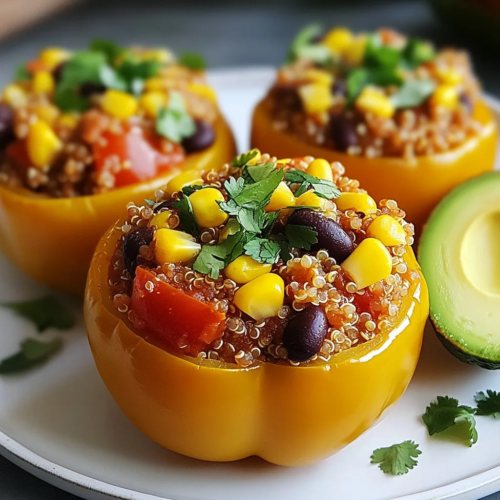 Vegan Stuffed Bell Peppers Simple and Tasty Recipe