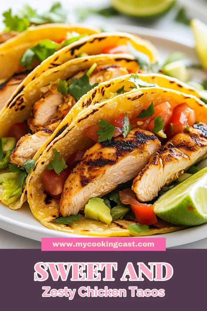 Discover the perfect weeknight meal with these Honey Lime Chicken Tacos! This easy chicken taco recipe features a zesty chicken marinade that infuses grilled chicken tacos with incredible flavor. Enjoy a quick taco dinner ready in under an hour, perfect for busy nights. Serve these delicious tacos with fresh toppings and lime for a refreshing twist. Click to save this recipe for your next family dinner! #HoneyLimeChickenTacos #GrilledChickenTacos #QuickTacoDinner #EasyChickenTacoRecipe