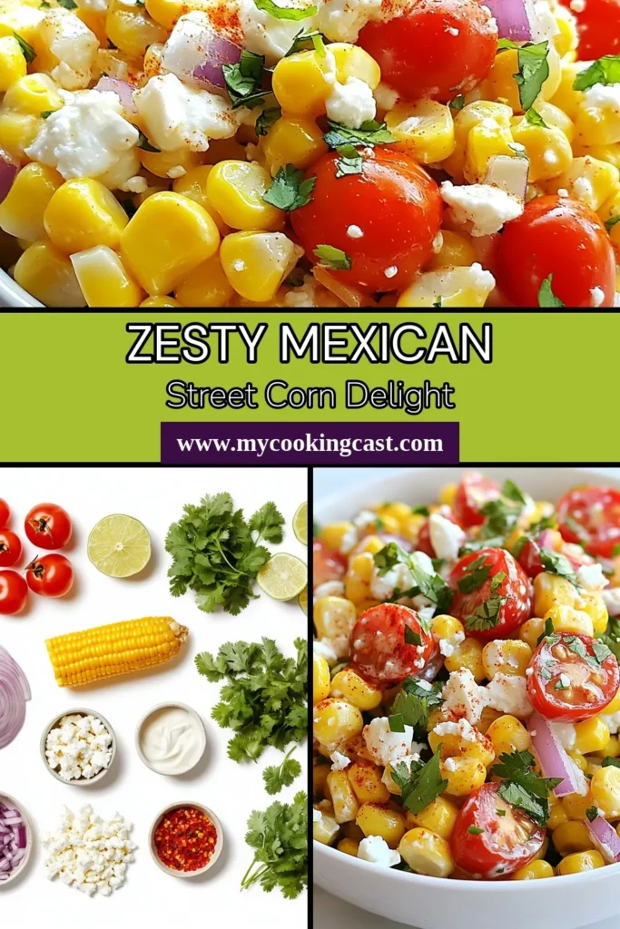 Looking for a delicious way to celebrate summer? Try this Mexican street corn salad, a zesty corn salad that’s perfect for any gathering. This grilled corn salad recipe combines juicy corn, cherry tomatoes, red onion, and feta, creating a refreshing side dish. Ideal for barbecues or picnics, this corn salad with feta is sure to impress. Don't miss out—save this recipe for your next summer side dish! #MexicanStreetCornSalad #SummerRecipes #GrilledCorn #CornSaladWithFeta