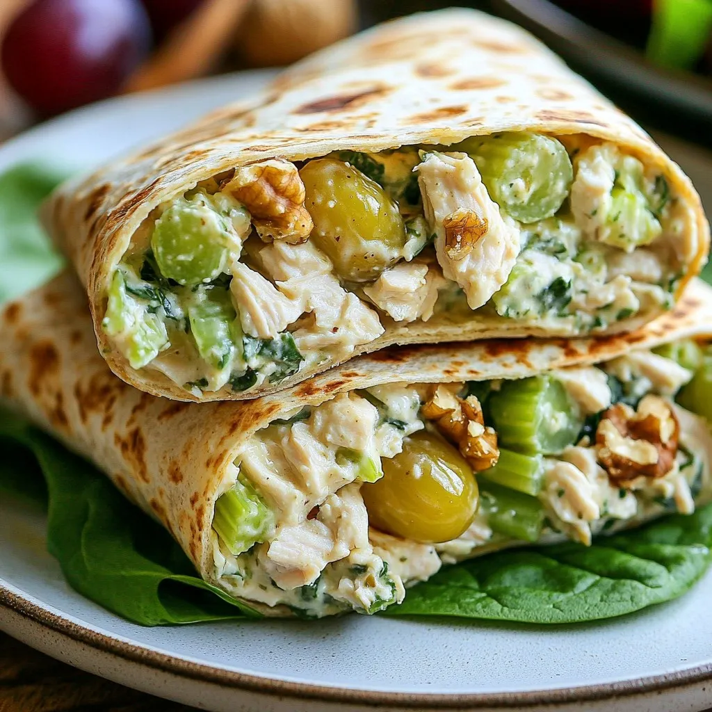 Greek Yogurt Chicken Salad Wraps Simple and Healthy Meal