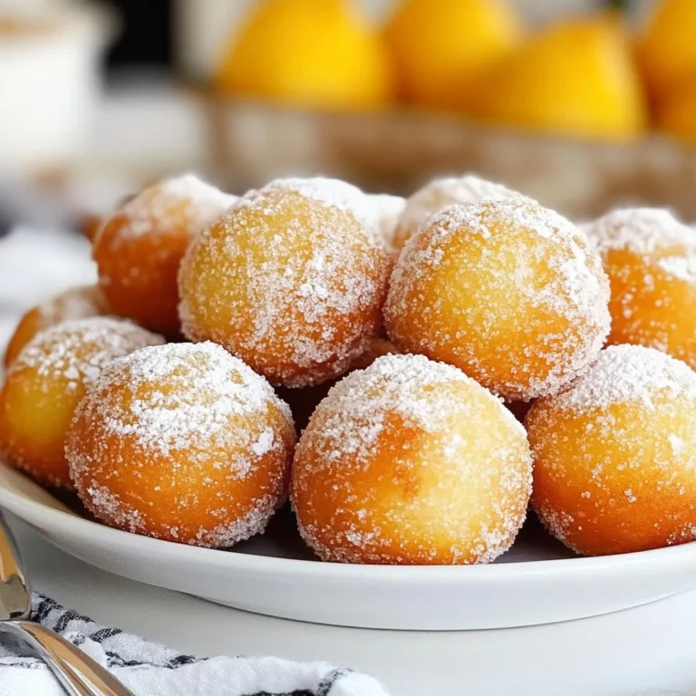 - 1 cup all-purpose flour - 1/3 cup granulated sugar - 1 teaspoon baking powder - 1/4 teaspoon baking soda - 1/4 teaspoon salt - 1/4 cup buttermilk (or lemon juice with milk) - 1 large egg - 2 tablespoons unsalted butter, melted - 1 teaspoon vanilla extract - 1/4 cup powdered sugar (for coating) - Optional: cinnamon sugar mixture (1/4 cup sugar + 1 teaspoon cinnamon) Gather these ingredients before you start. You can find most of them in your kitchen. The all-purpose flour gives the donut holes their nice texture. Sugar adds sweetness, and baking powder helps them rise. The buttermilk, or milk with lemon juice, keeps them moist. The egg binds everything together, while melted butter adds flavor. Don't forget the vanilla extract for that delicious aroma! The powdered sugar and optional cinnamon sugar will make them even more irresistible. These donut holes are simple to make, and the ingredients are easy to find. You can even switch up the flavors if you like. Just remember, using fresh ingredients will give you the best taste. Enjoy making these delightful snacks! {{ingredient_image_1}} 1. In a mixing bowl, whisk together: - 1 cup all-purpose flour - 1/3 cup granulated sugar - 1 teaspoon baking powder - 1/4 teaspoon baking soda - 1/4 teaspoon salt 2. In a separate bowl, mix: - 1/4 cup buttermilk (or lemon juice with milk) - 1 large egg - 2 tablespoons unsalted butter, melted - 1 teaspoon vanilla extract 3. Gradually add the wet mix to the dry mix. Stir gently until just combined. A few lumps are okay. 1. Preheat your air fryer to 350°F (175°C) for about 5 minutes. 2. Form small balls of dough, about 1 inch wide, using a cookie scoop or your hands. 3. Lightly spray the air fryer basket with cooking spray. Place the donut holes in a single layer without touching. 1. Air fry for 5-6 minutes until golden brown. 2. While warm, toss the donut holes in powdered sugar or cinnamon sugar for coating. 3. Allow them to cool slightly before enjoying. They taste best warm! To make the best donut holes, avoid overmixing the batter. When you mix the wet and dry ingredients, stop as soon as they come together. A few lumps are okay. This keeps the donut holes soft and fluffy. The ideal temperature for air frying is 350°F (175°C). Preheat your air fryer for about 5 minutes to ensure even cooking. To know when your donut holes are done, look for a golden-brown color. They should feel firm to the touch. If you have a toothpick, you can poke one; it should come out clean. Use a light cooking spray, like olive oil or coconut oil, to coat the air fryer basket. This helps prevent sticking and makes cleanup easier. Donut holes pair well with coffee or milk. You can even serve them with a side of fruit or yogurt. For storage, keep them in an airtight container at room temperature for up to 2-3 days. If you want to keep them longer, freeze them. Just make sure they are fully cooled before freezing. Pro Tips Use Fresh Ingredients: Fresh baking powder and buttermilk will give your donut holes a better rise and flavor. Don’t Overmix: Overmixing can lead to tough donut holes. Mix until just combined for a light and fluffy texture. Adjust Cooking Time: Cooking times may vary depending on your air fryer model. Keep an eye on them to prevent overcooking. Experiment with Flavors: Add spices like nutmeg or flavored extracts to the batter for a unique twist on your donut holes. {{image_2}} You can easily change up the flavor of your donut holes. One fun idea is to make chocolate donut holes. Just add some cocoa powder to the dry mix. This will give you a rich chocolate taste that is hard to resist. Another option is to add fruit flavors. You can fold in fresh raspberries or blueberries for a fruity twist. This makes your donut holes bright and tasty! Adding a glaze can boost the sweetness of your donut holes. A simple glaze is easy to make. Just mix powdered sugar with a little milk until smooth. Drizzle it over your warm donut holes for a sweet finish. You can also try different coatings. Crushed nuts or coconut flakes can add crunch and flavor. These options make your treats even more fun to eat! If you want a healthier version, consider using whole wheat flour instead of all-purpose flour. This will give your donut holes more fiber and nutrients. You can also use a sugar substitute for the coating. This way, you can enjoy your snack without the extra sugar. These swaps keep the taste yummy while making them a bit healthier. To keep your donut holes fresh for 2-3 days, place them in an airtight container. This method locks in moisture and flavor. Store them at room temperature, away from direct sunlight. If your kitchen is warm, consider putting them in the fridge. However, this may make them less soft. You can freeze donut holes for later use. Allow them to cool completely. Then, place them in a freezer bag. Remove as much air as possible before sealing. They can last up to three months in the freezer. When you're ready to enjoy them, take the donut holes out and let them thaw. To reheat frozen donut holes, preheat your air fryer to 350°F (175°C). Cook for about 3-5 minutes. This will make them warm and delicious again. You can tell if donut holes are no longer fresh by checking for a dry texture or an off smell. If they feel hard or crumbly, it’s best to toss them. When stored properly, donut holes can stay fresh for 2-3 days at room temperature and up to three months in the freezer. How do I prevent donut holes from sticking to the air fryer basket? To stop donut holes from sticking, spray the basket lightly with cooking spray. You can also use parchment paper for easy removal. Can I make donut holes without buttermilk? Yes! You can mix regular milk with a squeeze of lemon juice. This will mimic buttermilk's tangy flavor. What is the best air fryer for making donut holes? Any air fryer works well, but one with a basket design is best. Look for one that allows even heat distribution. Can I double the recipe for a larger batch? Absolutely! Just double the ingredients and keep the air frying time the same. Cook in batches if needed. How can I adjust the recipe for gluten-free options? Use a gluten-free all-purpose flour blend. Make sure it has xanthan gum for structure. What temperature should I set my air fryer for different recipes? Most recipes cook well at 350°F (175°C). Check the recipe for specific temperatures. Are air fryers healthier than traditional frying? Yes! Air fryers use less oil, which means fewer calories and less fat in your food. In this post, we explored a simple recipe for delicious air-fried donut holes. We covered ingredients, preparation steps, cooking tips, and even fun variations. With easy instructions and helpful tips, you can make these treats at home. Enjoy them warm, coated in sugar, or customize them to suit your taste. Remember, fresh donut holes can make any day feel special. Try the recipe, and share your fun results!